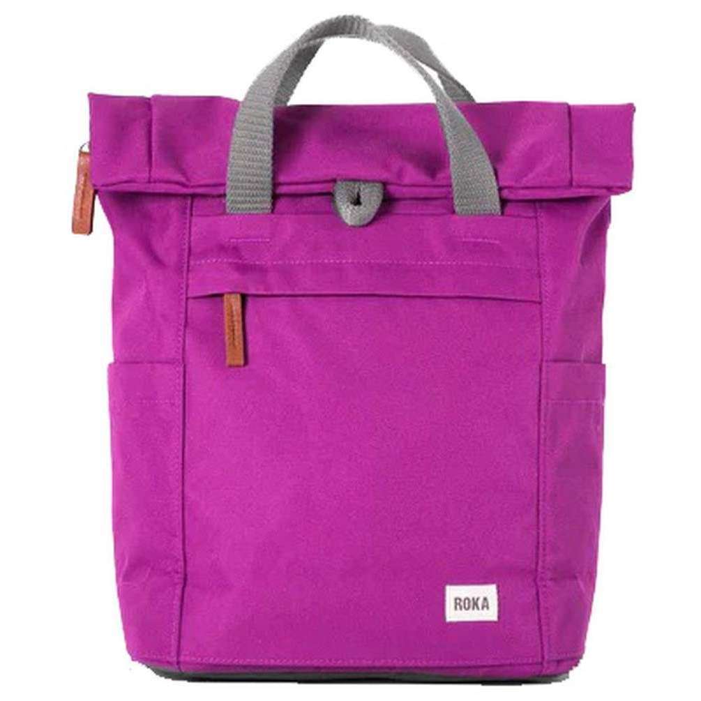 Roka Finchley A Small Sustainable Canvas Backpack - Violet