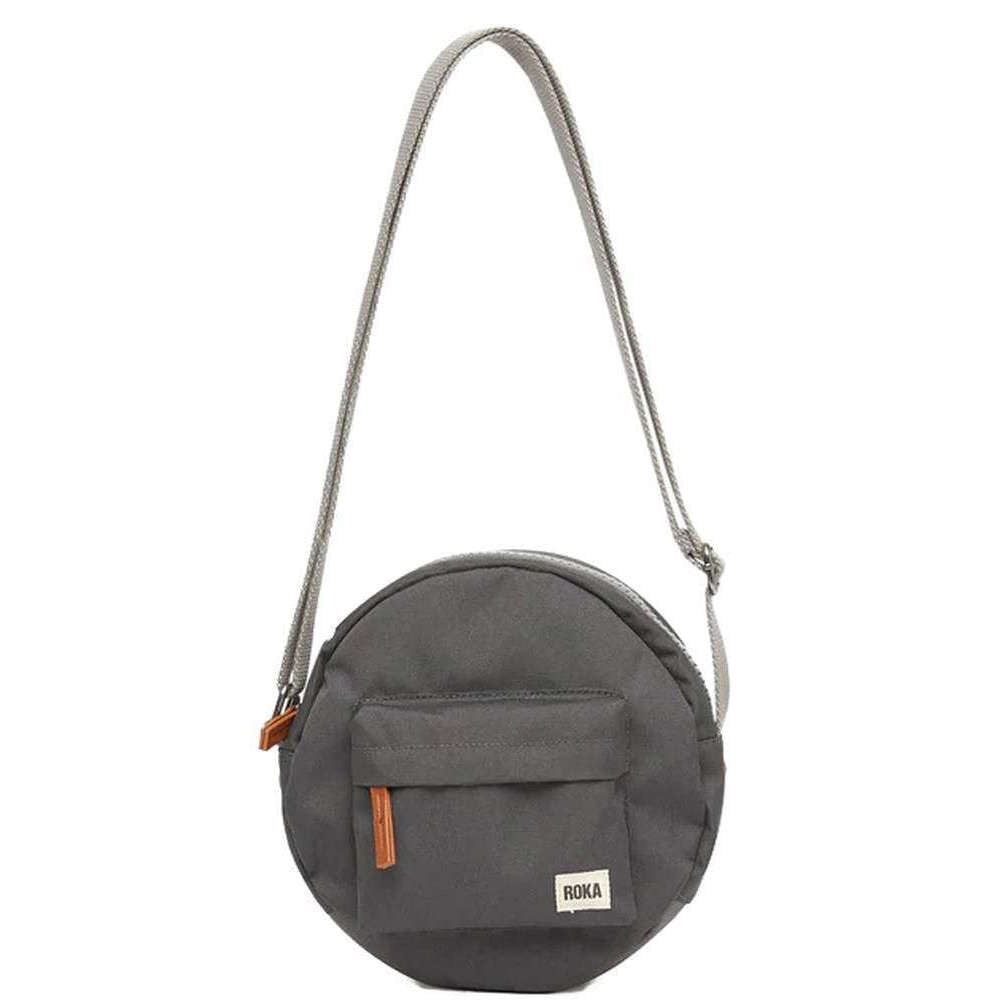 19V69 ITALIA by Alessandro Versace, Grey Faux Leather Crossbody