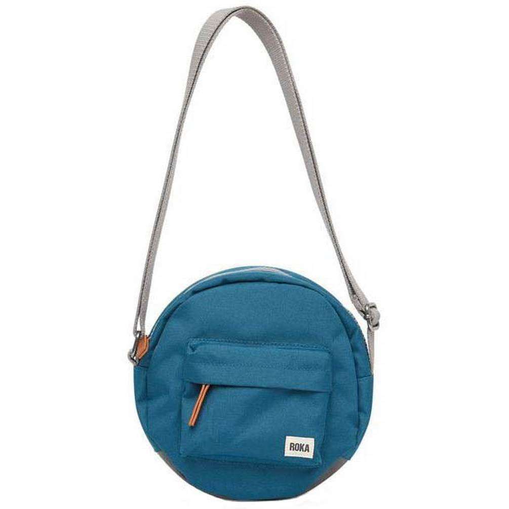 Roka Paddington B Small Sustainable Crossbody Bag - Marine Blue