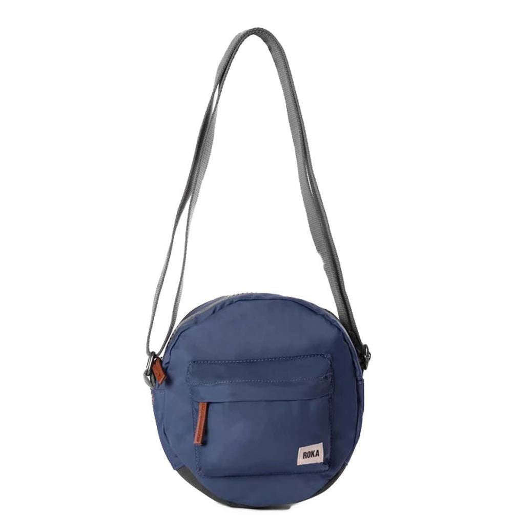 Roka Paddington B Small Sustainable Nylon Crossbody Bag - Airforce Navy