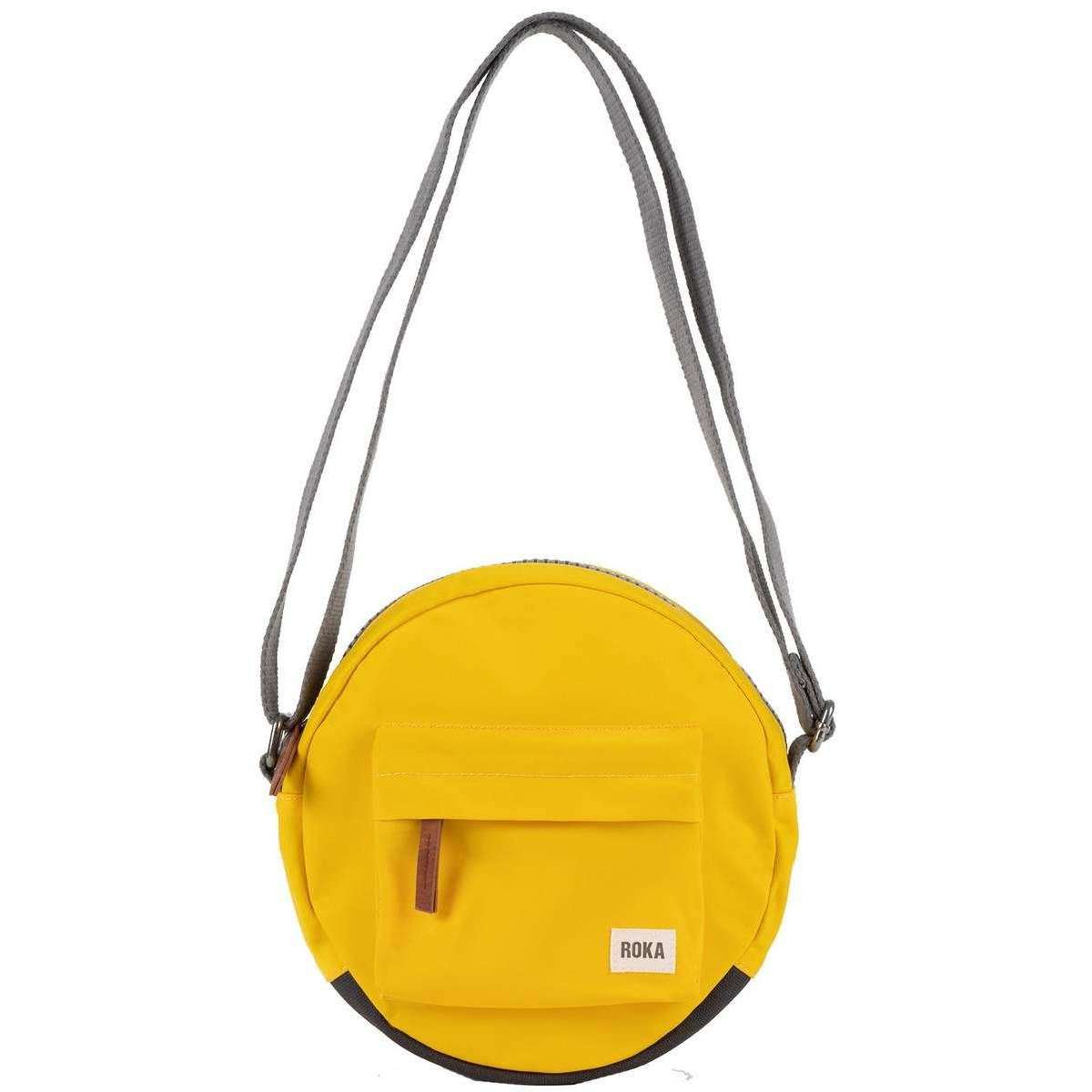 Roka Paddington B Small Sustainable Nylon Crossbody Bag - Aspen Yellow