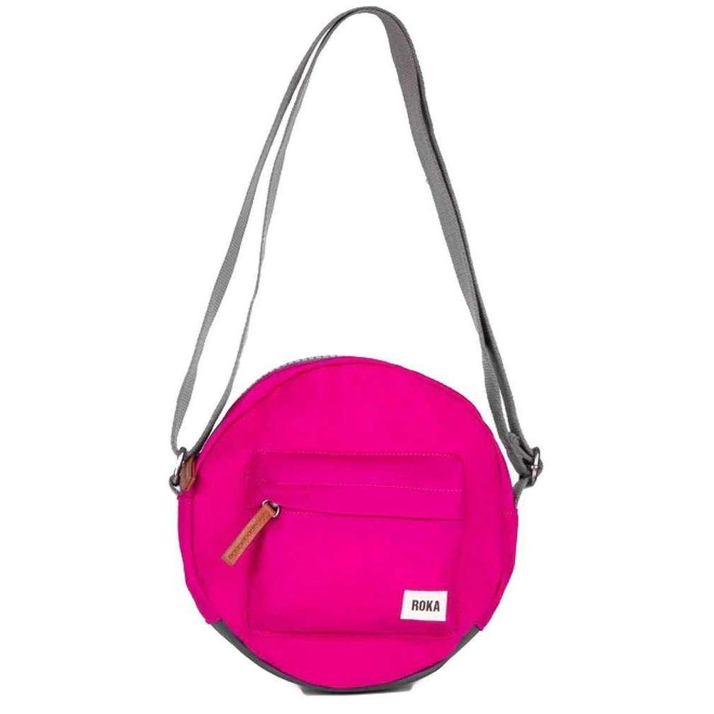 Roka Paddington B Small Sustainable Nylon Crossbody Bag - Candy Pink