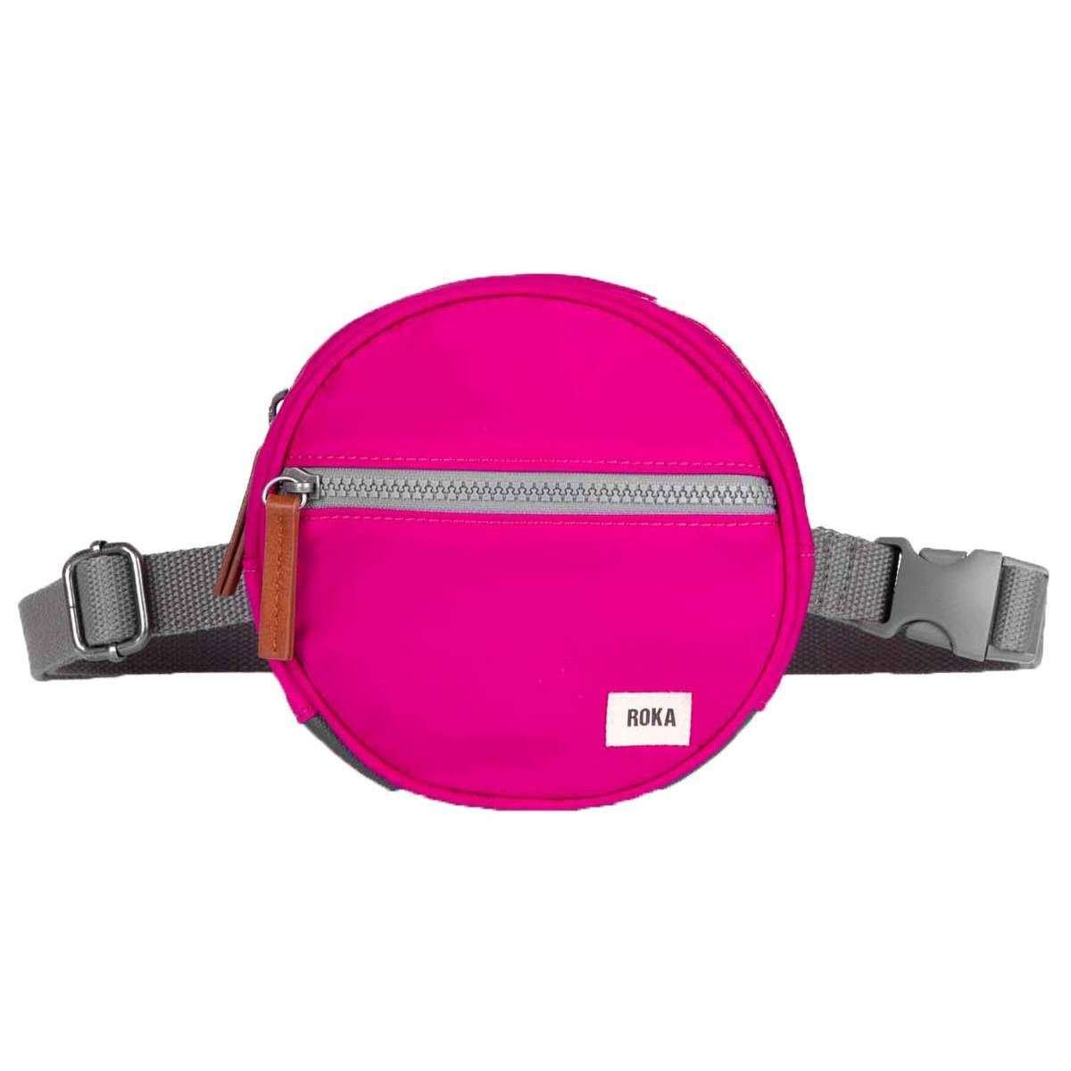 Roka Paddington D Sustainable Nylon Hip Bag - Candy Pink