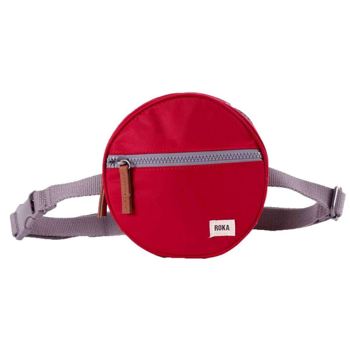 Roka Paddington D Sustainable Nylon Hip Bag - Cranberry Red