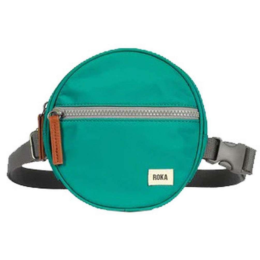 Roka Paddington D Sustainable Nylon Hip Bag - Cyan Blue