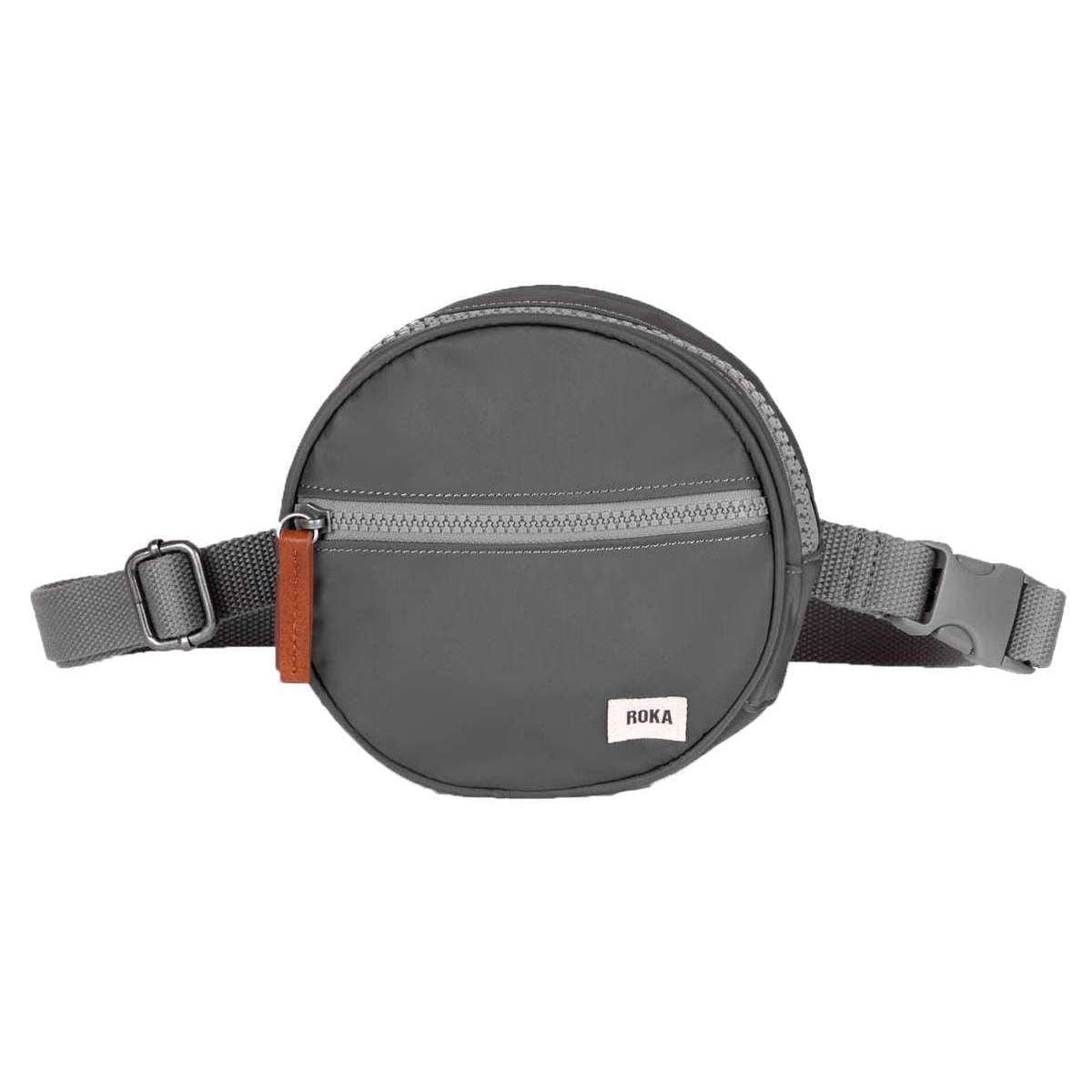 Roka Paddington D Sustainable Nylon Hip Bag - Graphite Grey