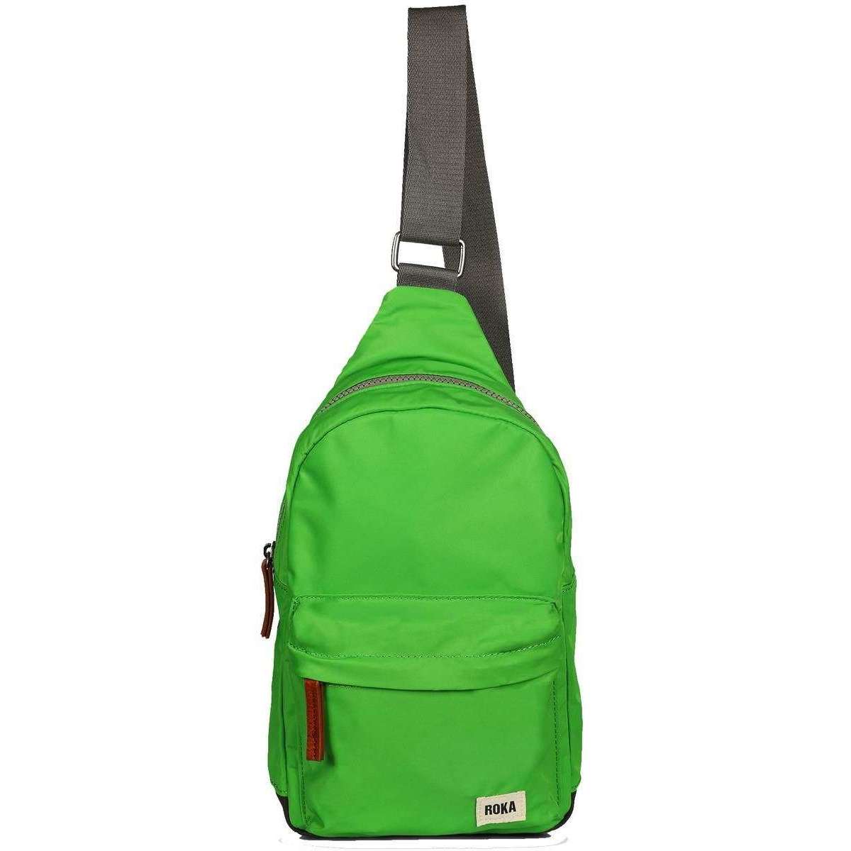 Roka Willesden B Sustainable Nylon Scooter Bag - Kelly Green