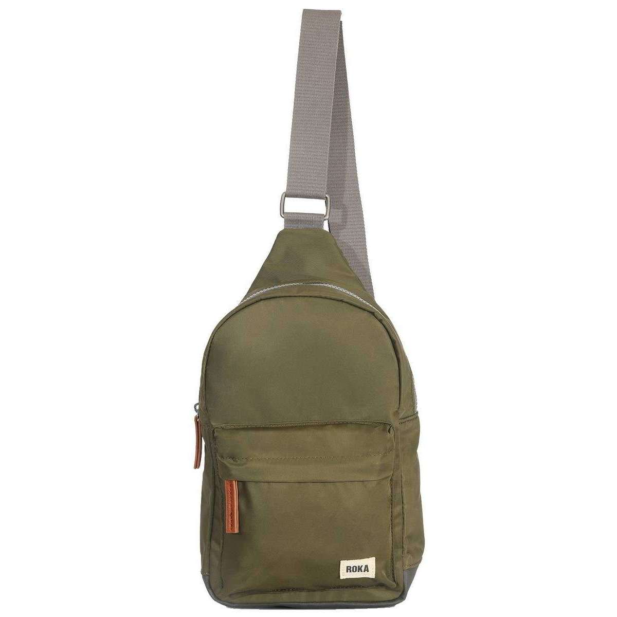 Roka Willesden B Sustainable Nylon Scooter Bag - Military Green
