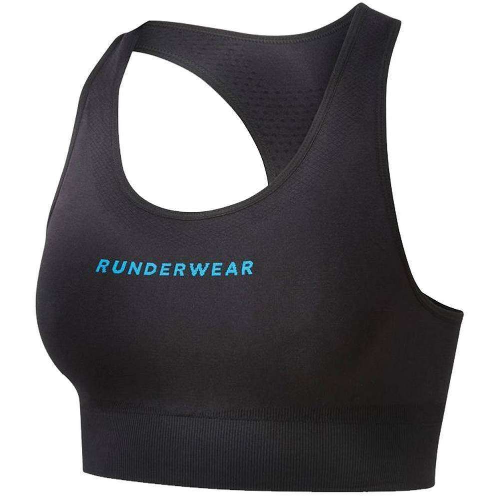 Runderwear Running Crop Top - Black