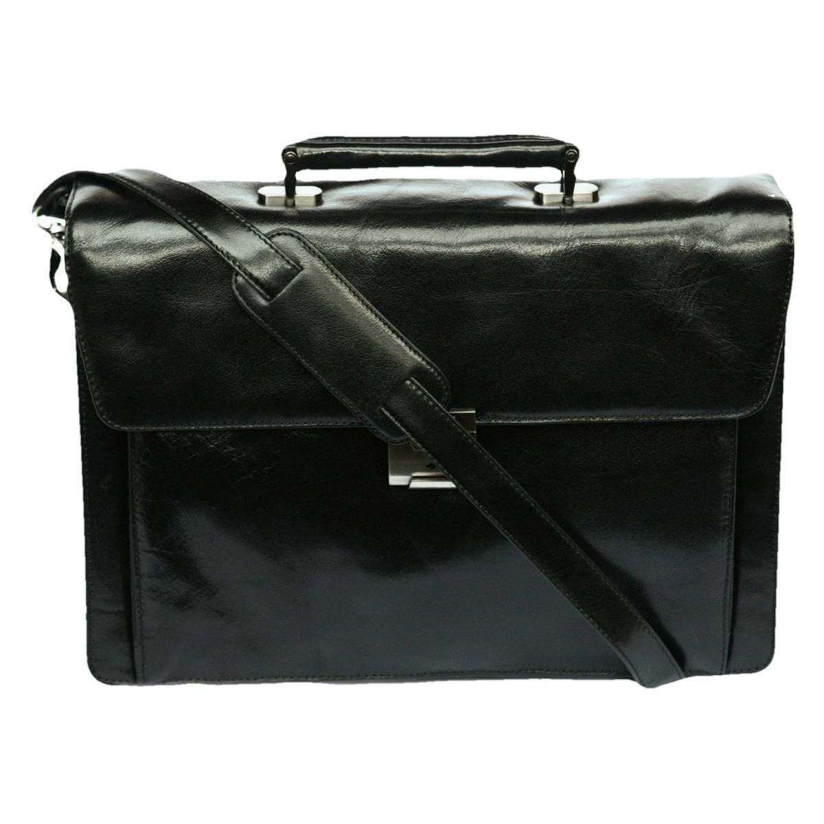 San Babila Briefcase - Black