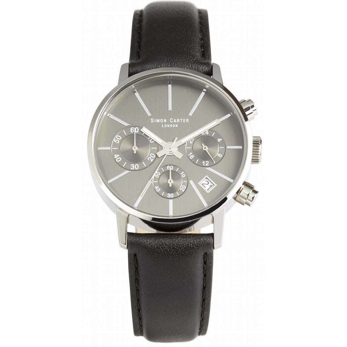 Simon Carter Chronograph Watch - Grey