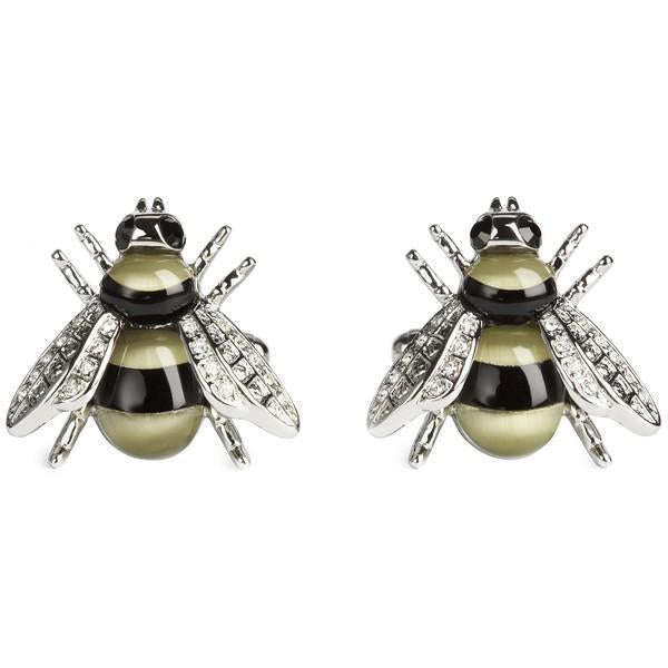 Simon Carter Darwin Bee Cufflinks - Gold/Black