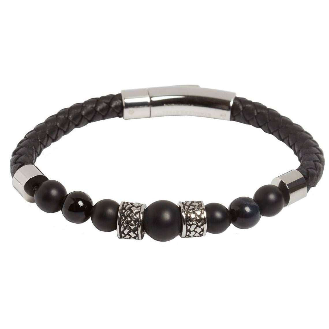 Simon Carter Jacob Bracelet - Black/Silver