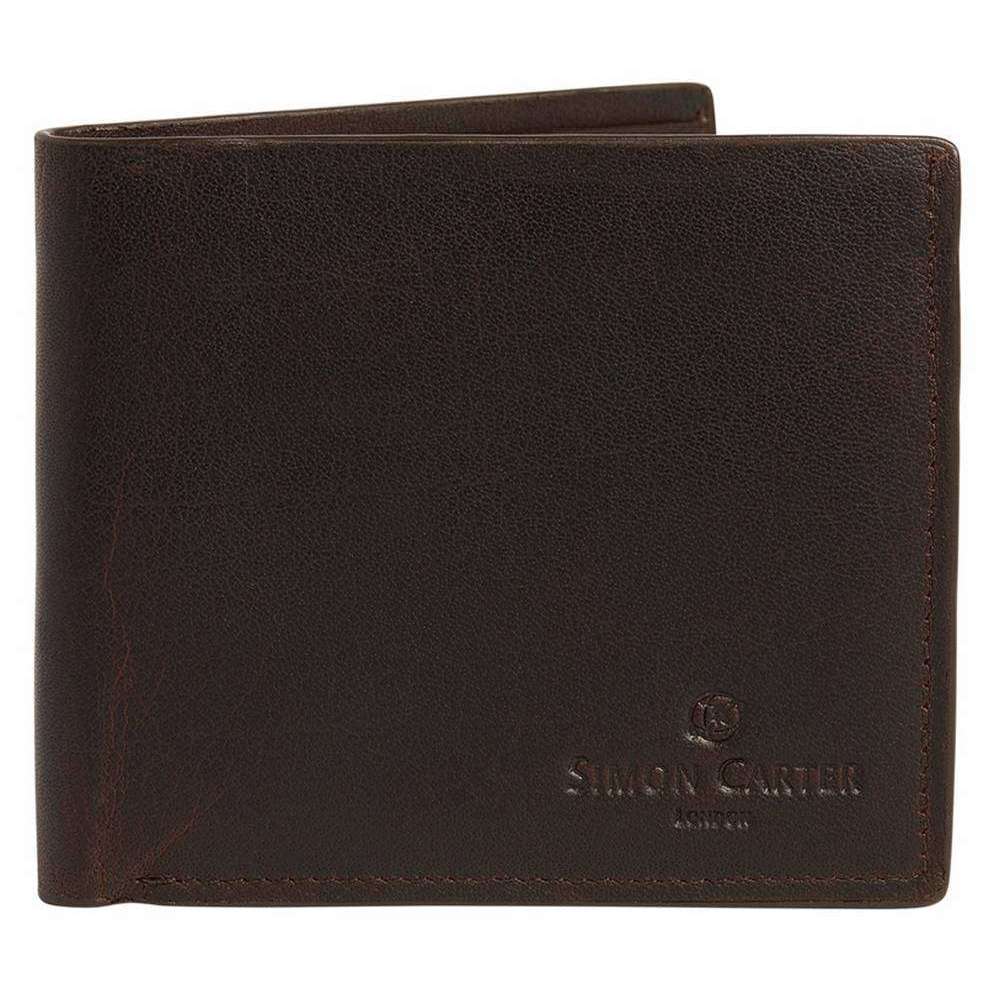 Simon Carter Slim Jeans Wallet - Brown