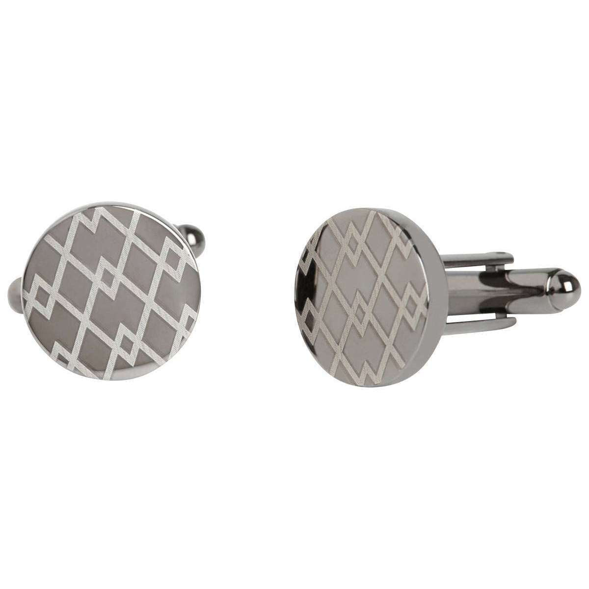 Simon Carter West End Argyle Cufflinks - Silver