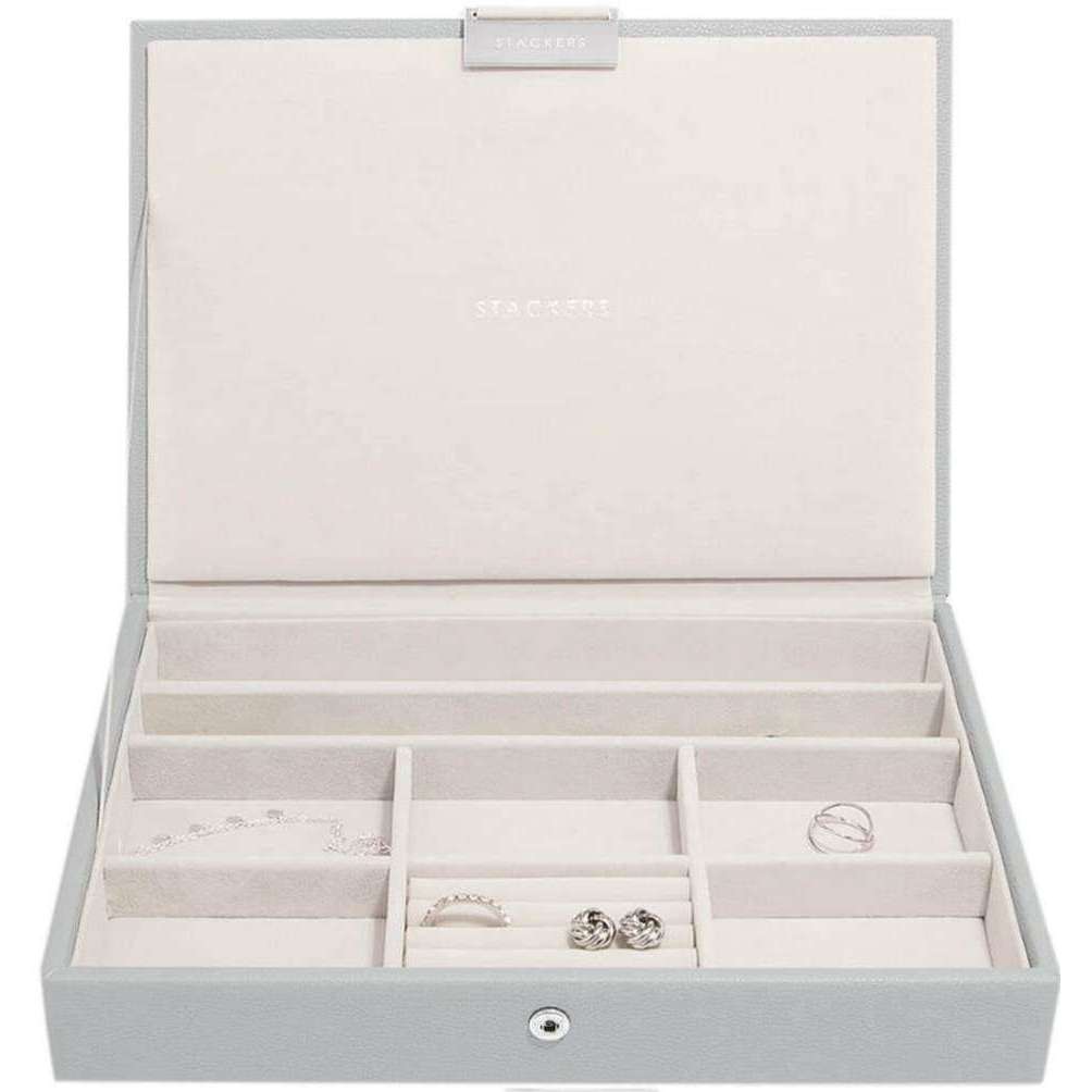 Stackers Classic Jewellery Box Lid - Pebble Grey