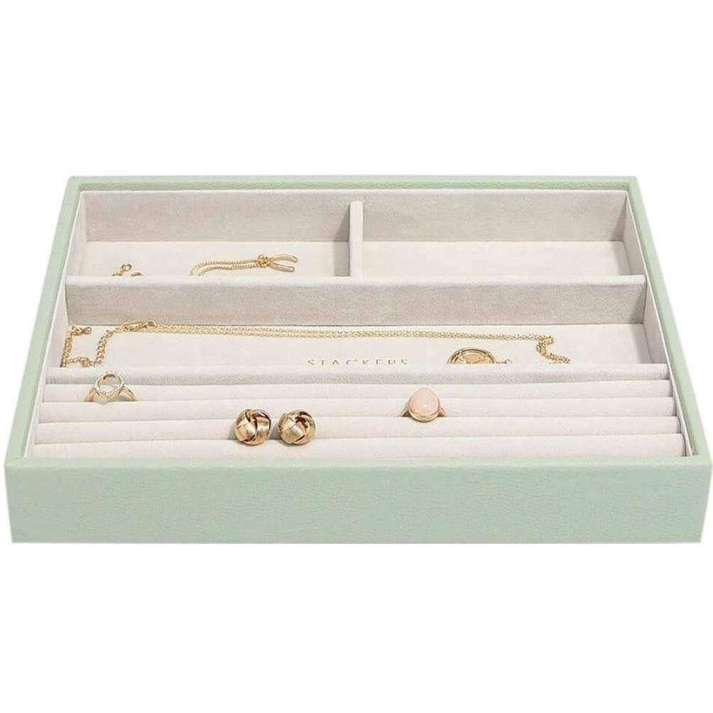 Stackers Classic Ring and Bracelet Tray - Sage Green