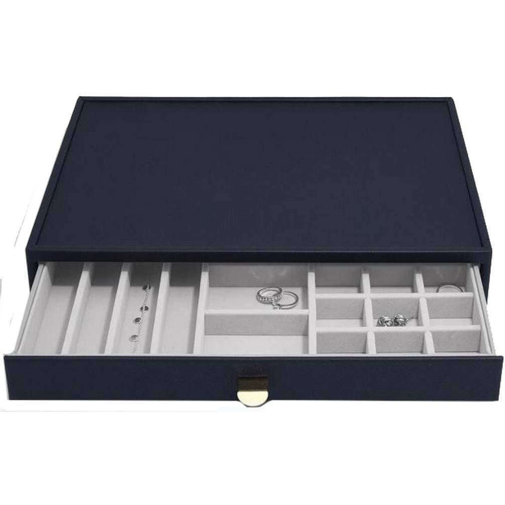 Stackers Supersize Necklace Trinket Drawer - Navy