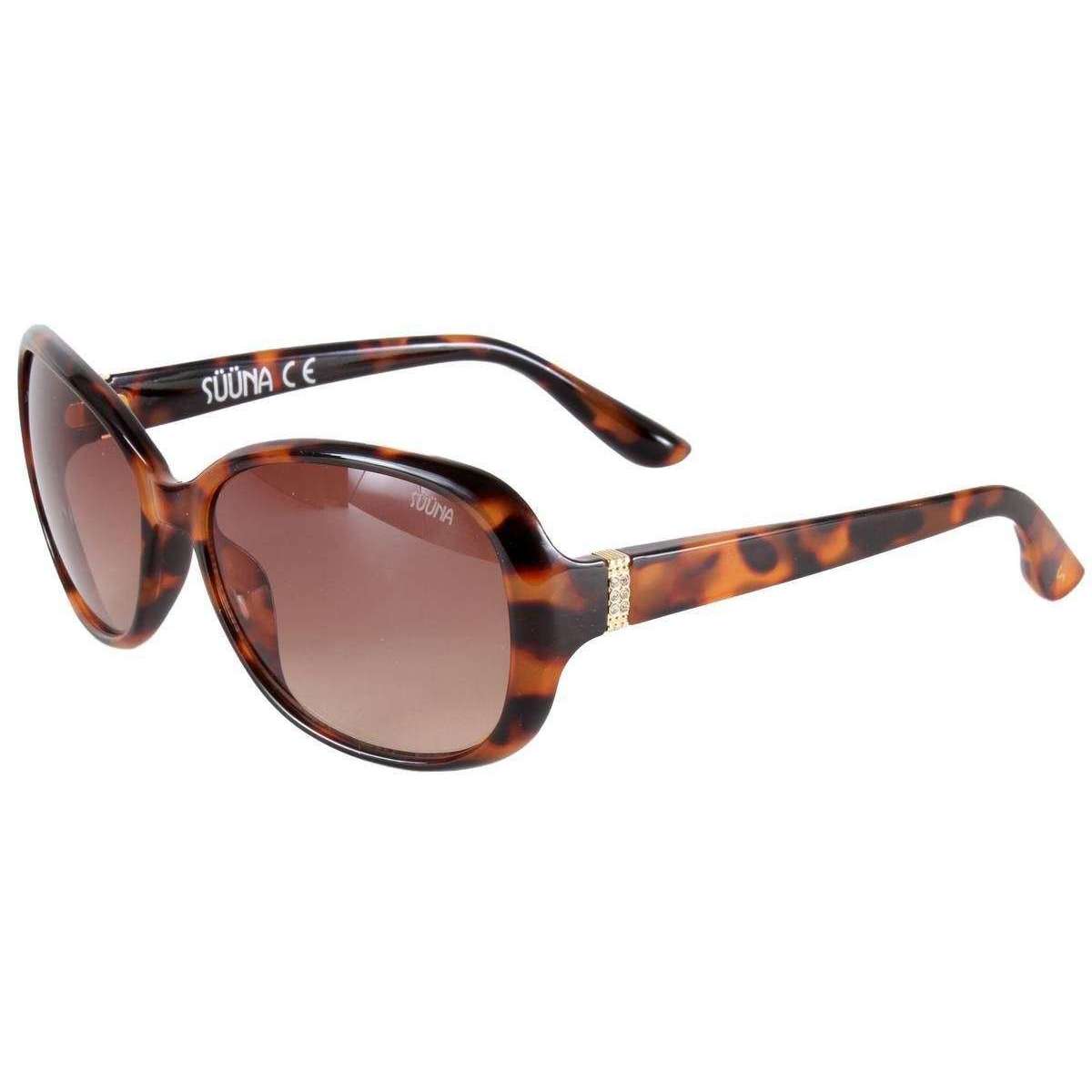 Suuna Classic Oval Sunglasses - Brown Tort