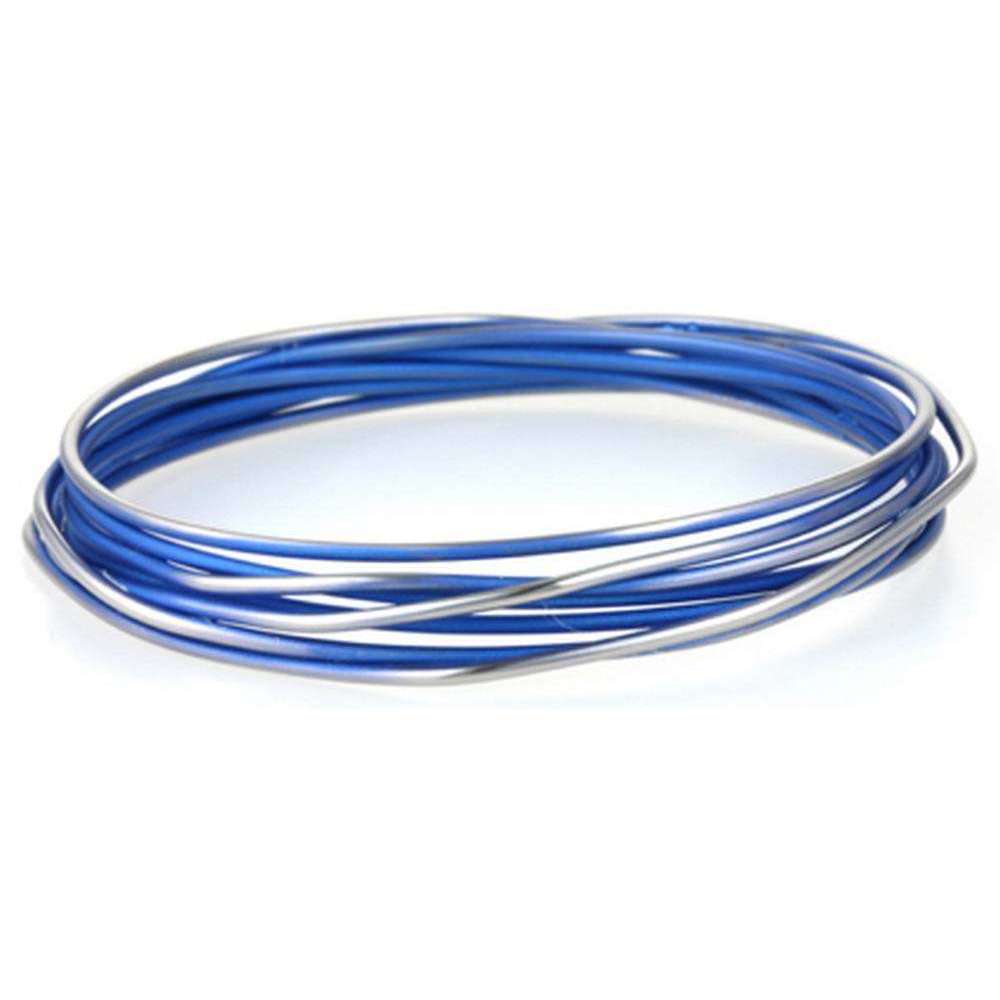 Ti2 Titanium Chaos Range Bangle - Navy Blue