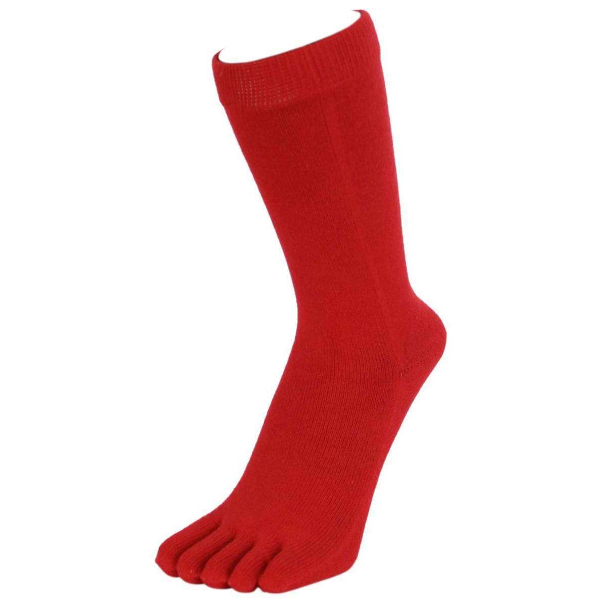 TOETOE Classic Toe Socks - Red