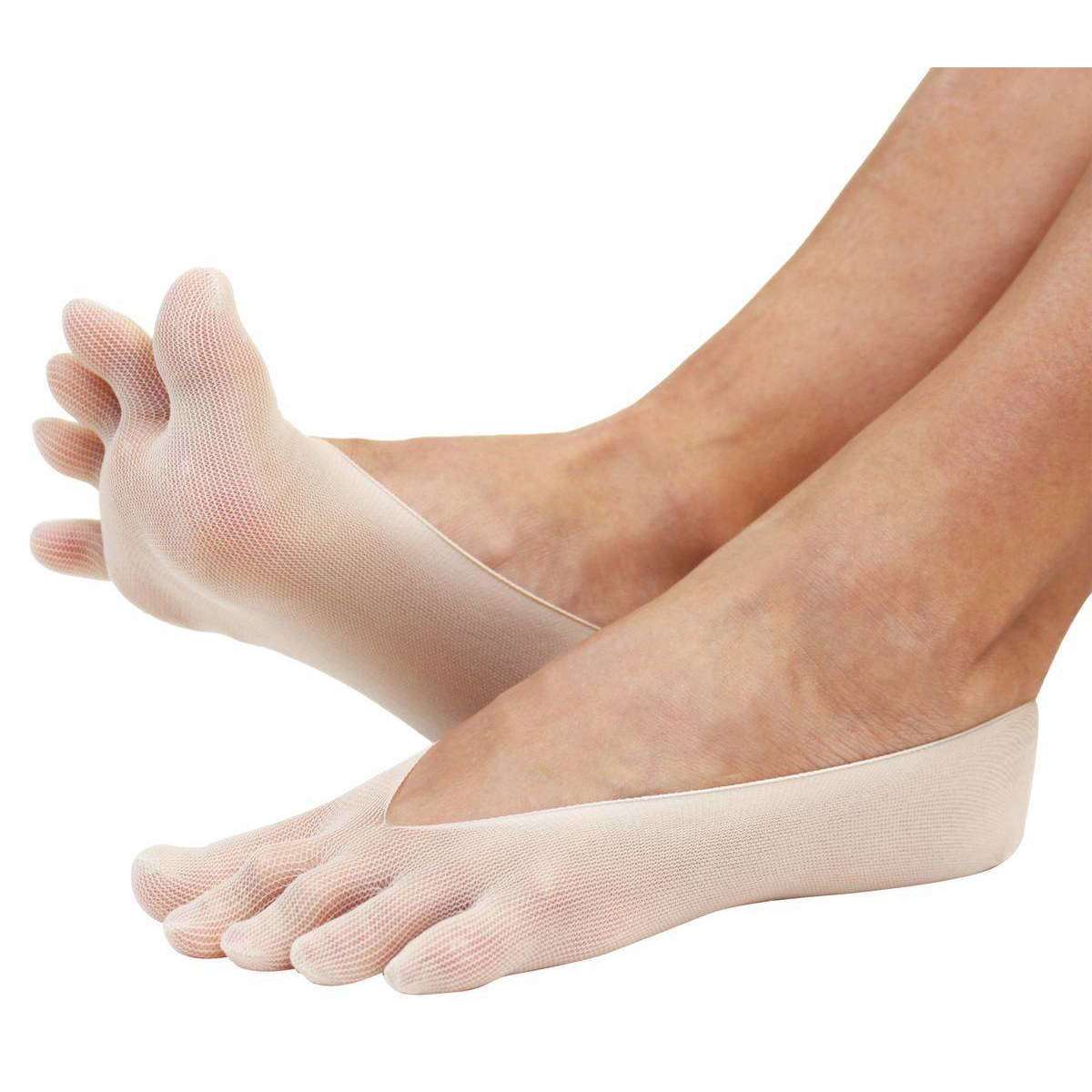 TOETOE Nylon Toe Anklet - Beige