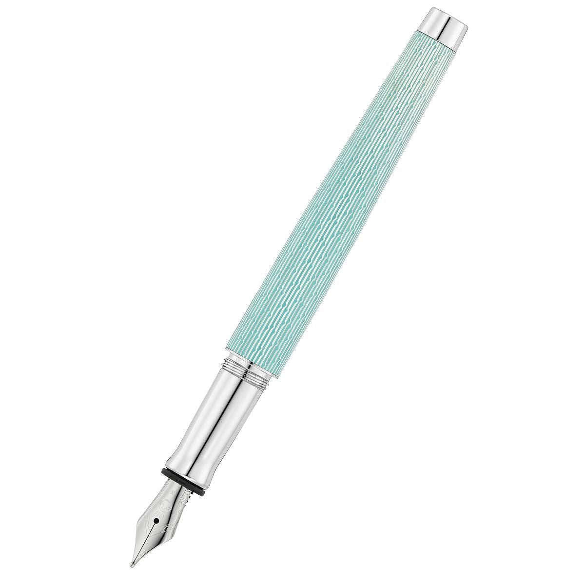 Waldmann Pens Tango Imagine Stainless Steel Nib Fountain Pen - Aquamarine Blue