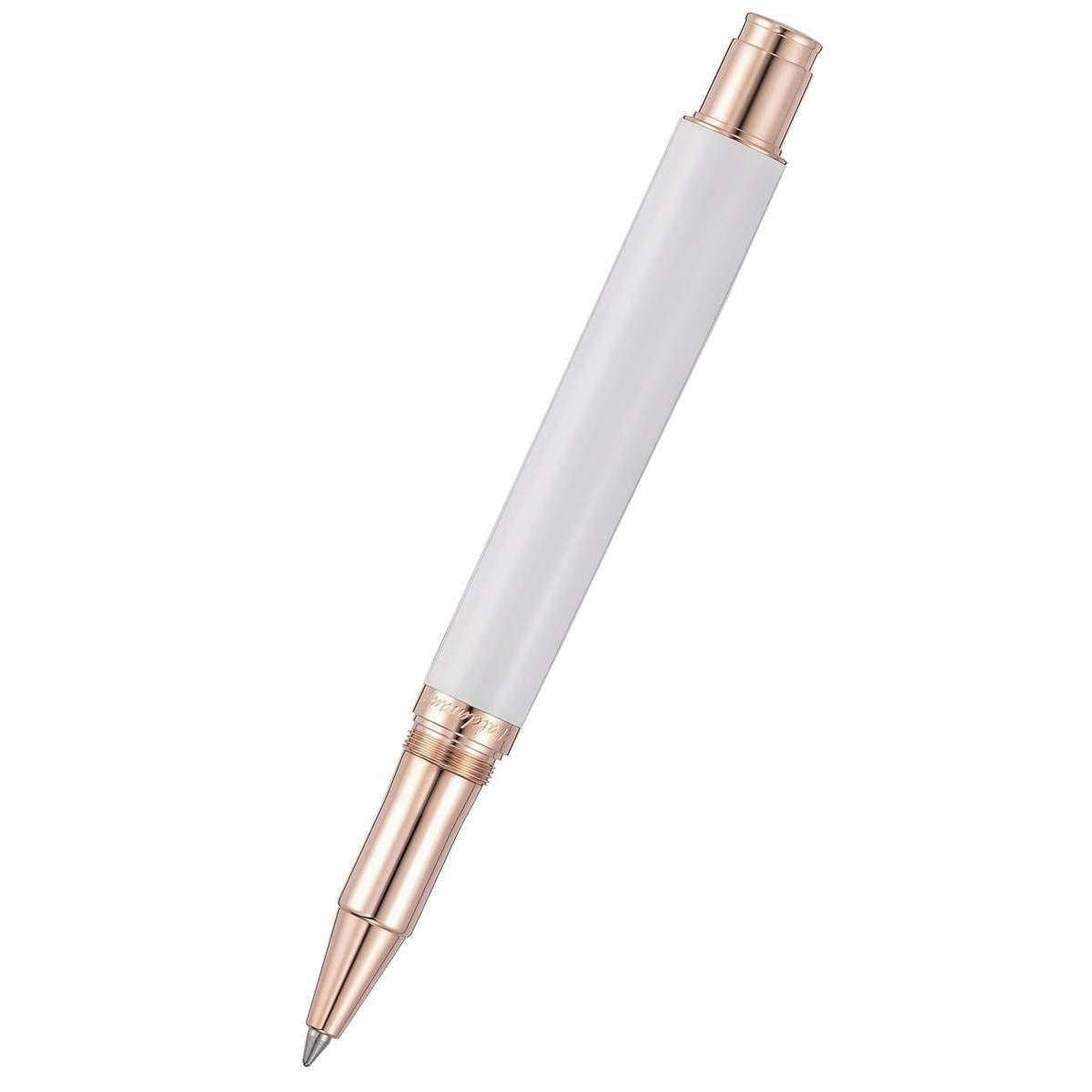 Waldmann Pens Xetra Vienna D Lady Rollerball Pen - White/Rose Gold