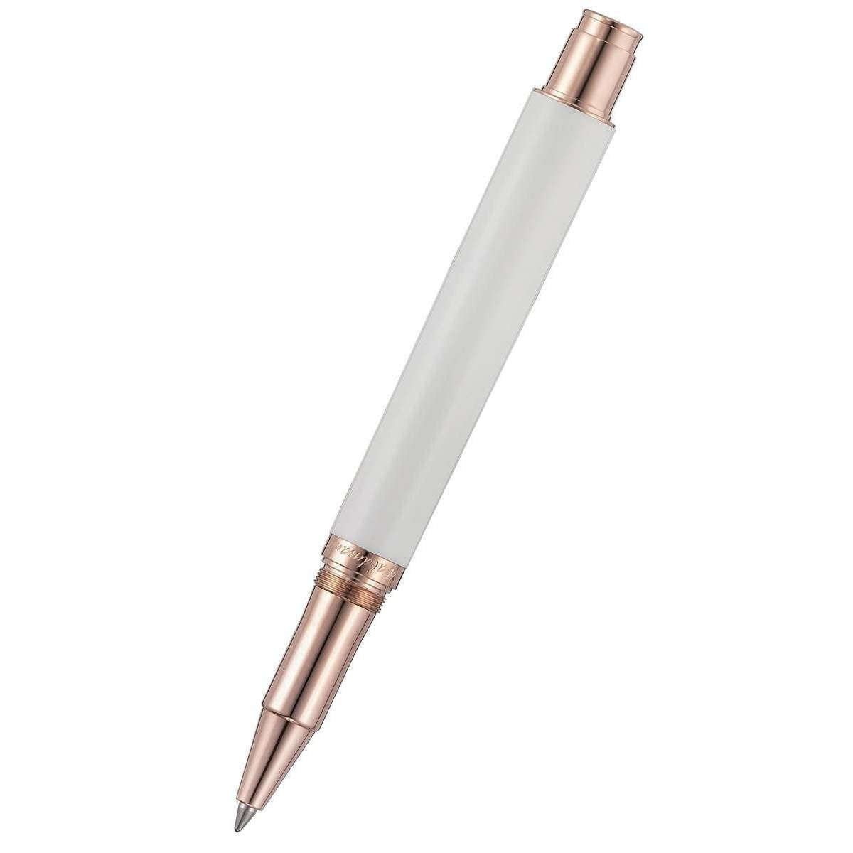 Waldmann Pens Xetra Vienna Lady Rollerball Pen - White/Rose Gold