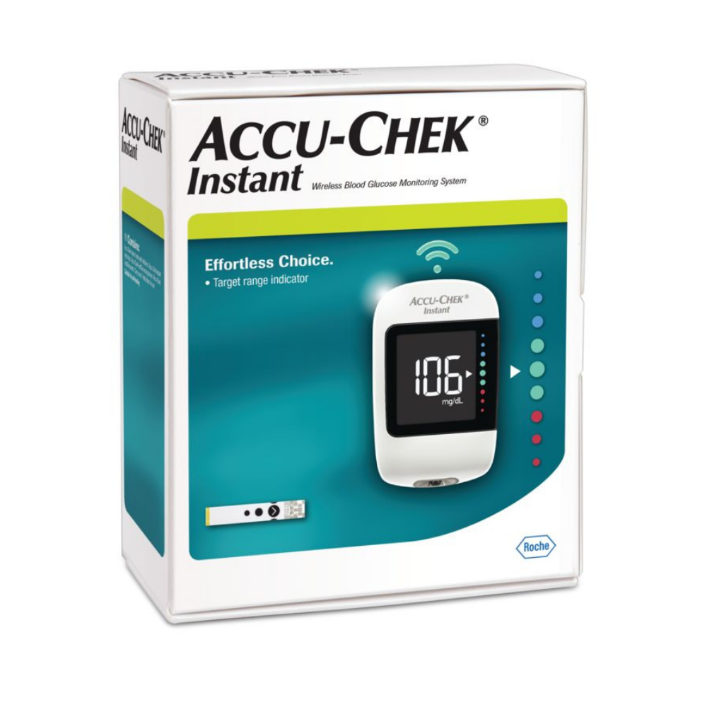 Accu-Chek Instant Kit (Meter + Strips 10's+lancets 10's) – Diapointshop