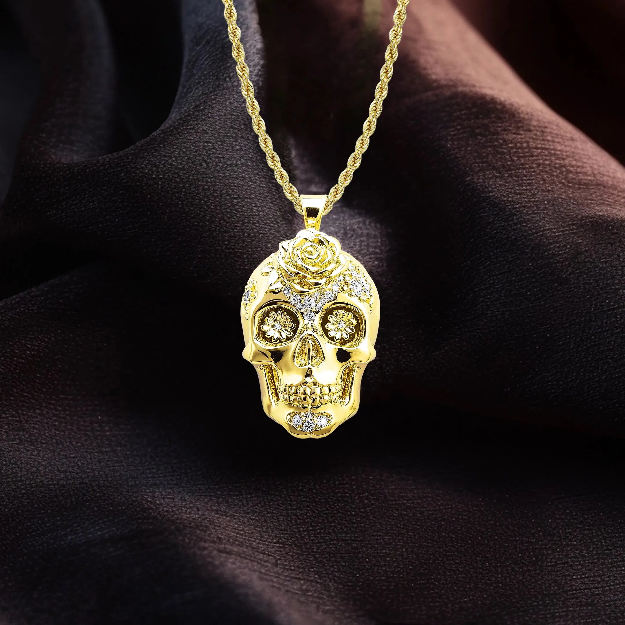 2-1_1325b47f-8f98-4827-82ec-fedc1eee5c3a APORRO Calavera Blooming Pendant
