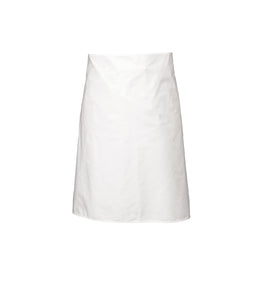 white waist apron