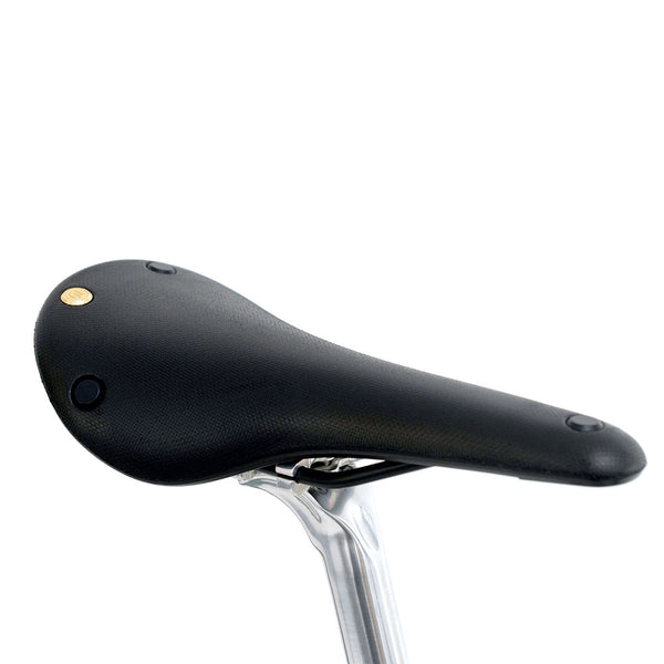 Brooks Cambium saddle with brass Pashley-Morgan stud