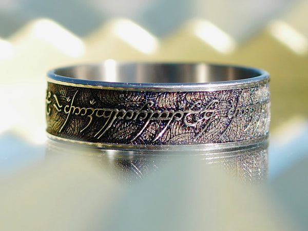 Beauty ring LOTR and clouds 22/24 Titanium