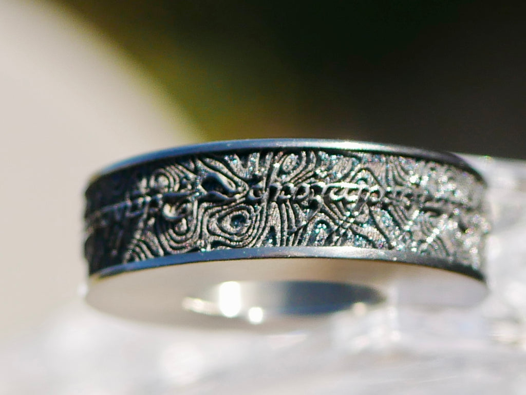 Beauty Ring 22 LOTR engraved