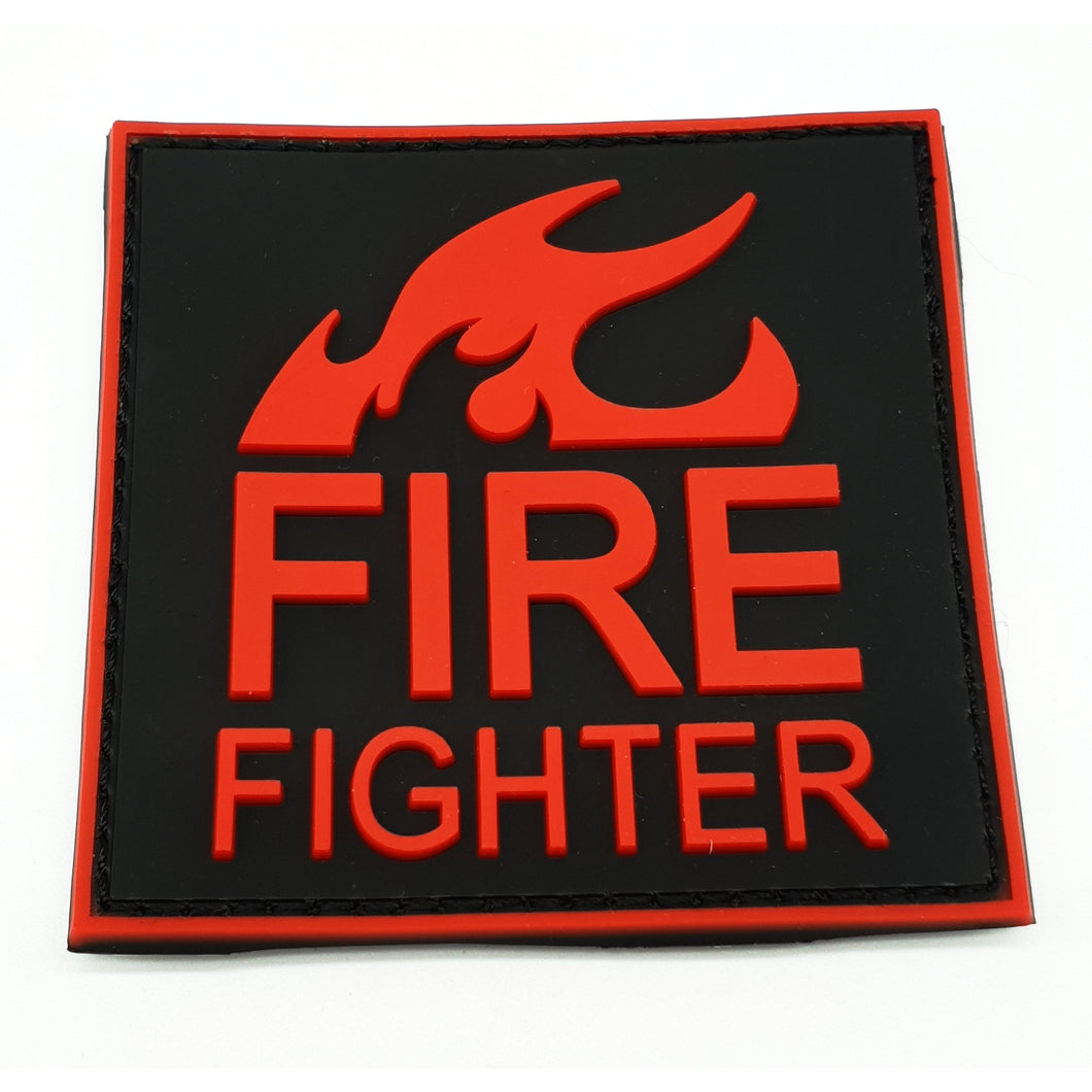Fire Fighter Rubber Patch - Polizeimemesshop