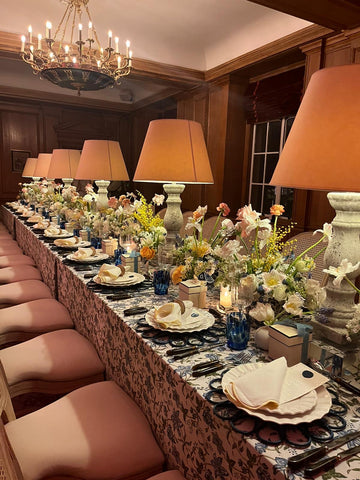 Wedding breakfast table at the Ned London