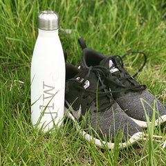 Etched insulated bottle