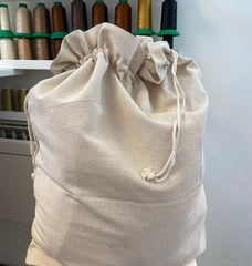 linen drawstring gift bag