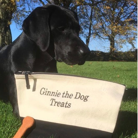 Personalised dog bag for treats