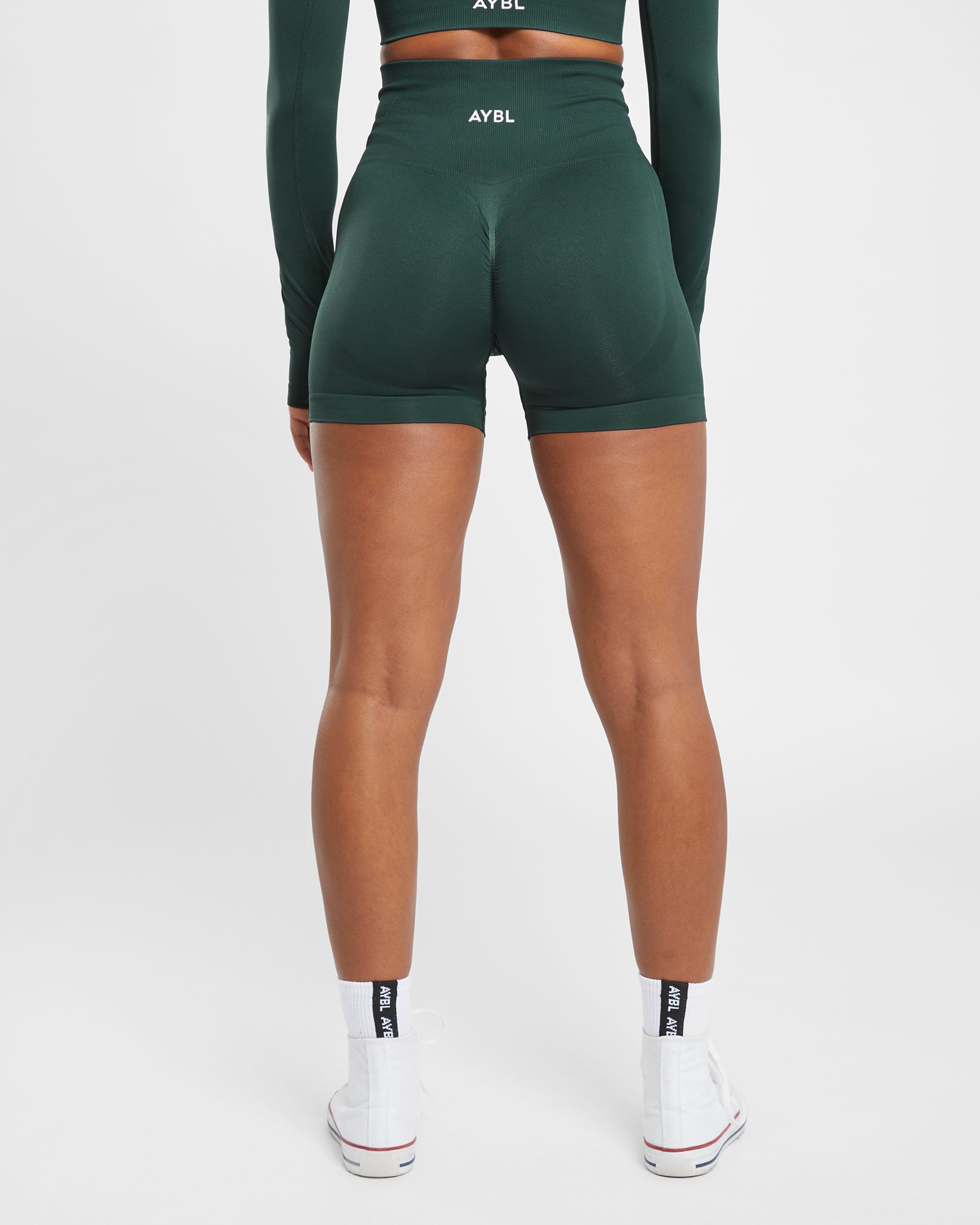 Empower Seamless Shorts - Khaki Green – AYBL