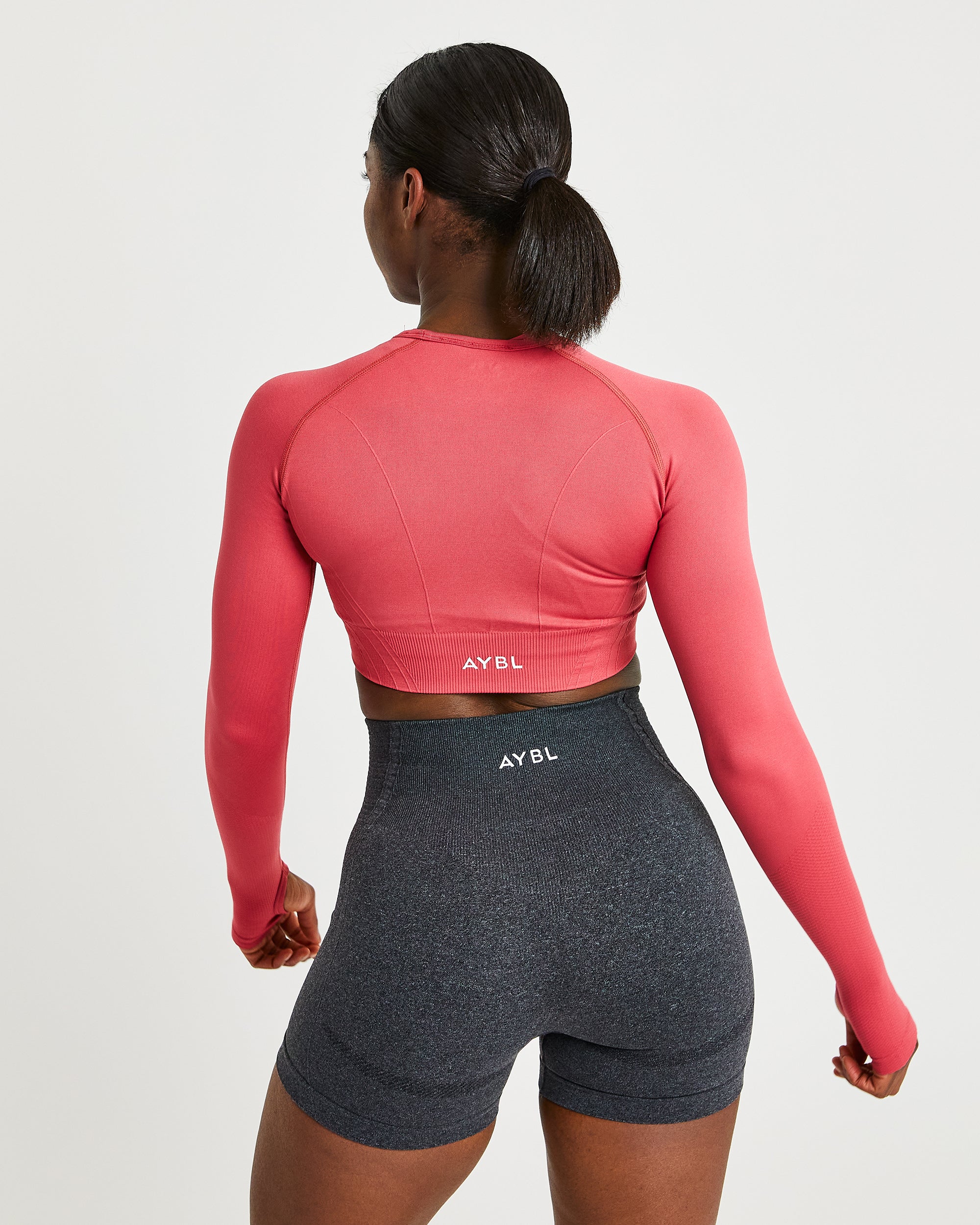 AYBL Oberteile Outlet Shop - Elevate Seamless Long Sleeve Crop Top