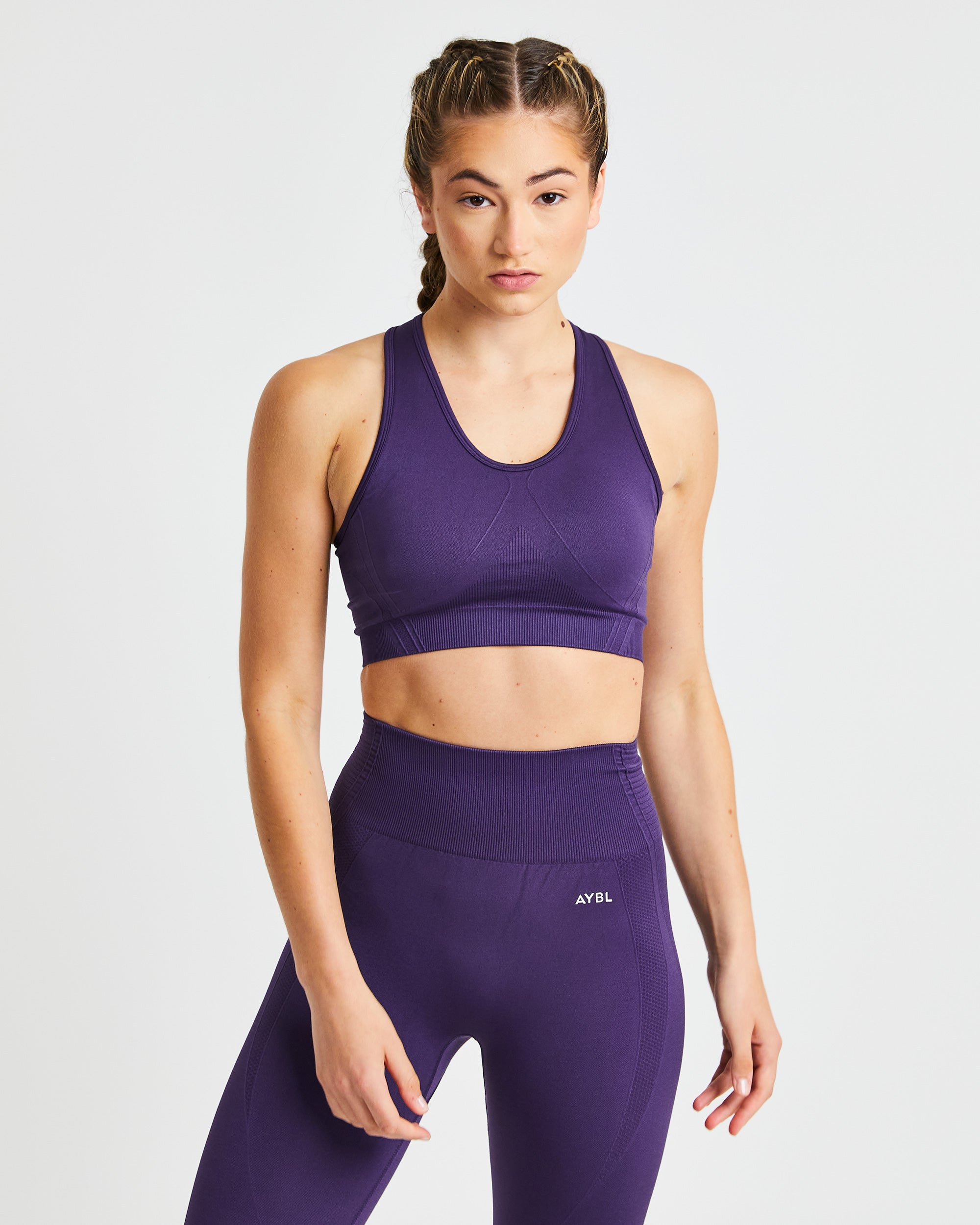 Balance V2 Seamless Sports Bra - Steel Blue – AYBL