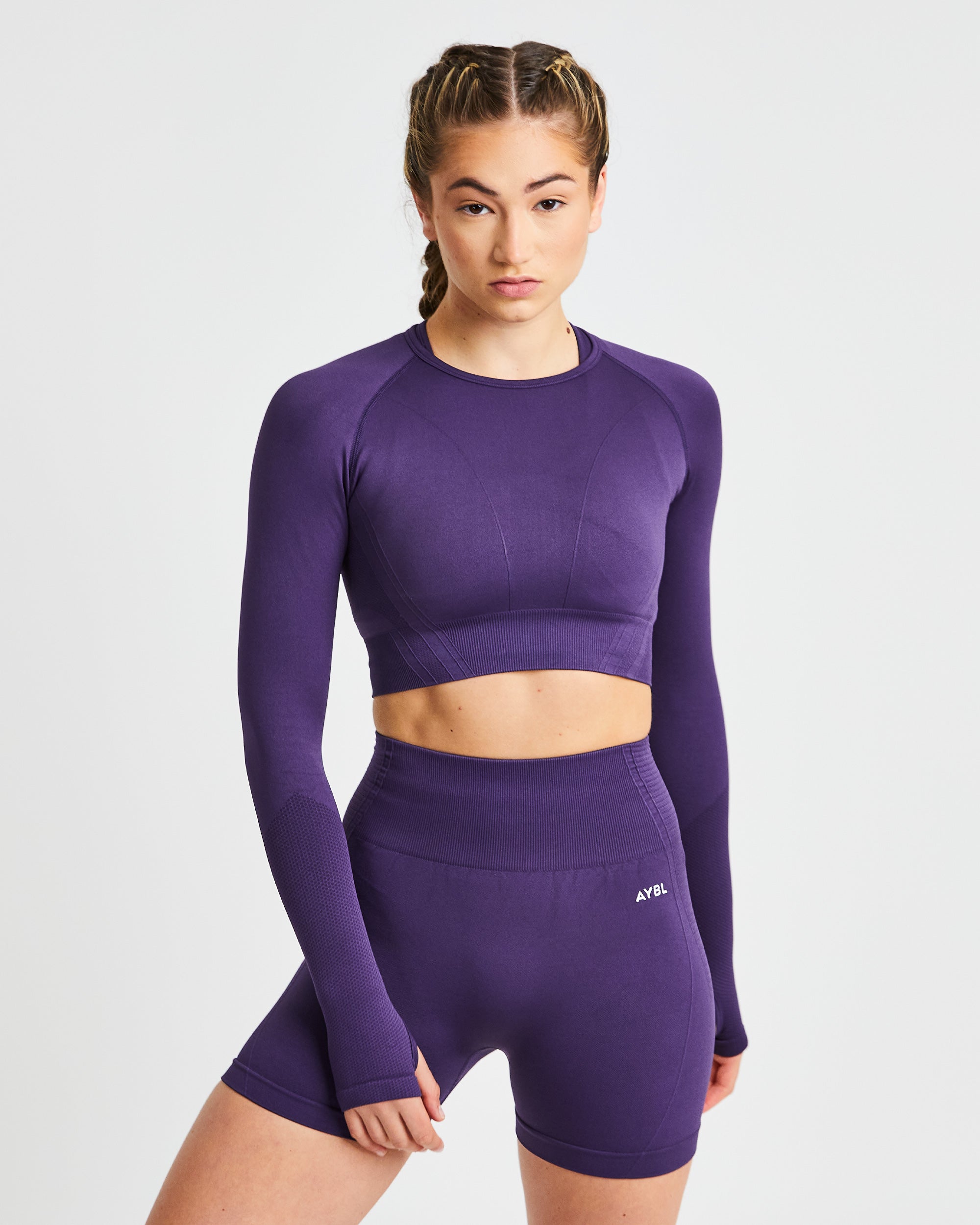 AYBL Reflex Seamless Leggings - Plum, Women's Fashion, Activewear on  Carousell