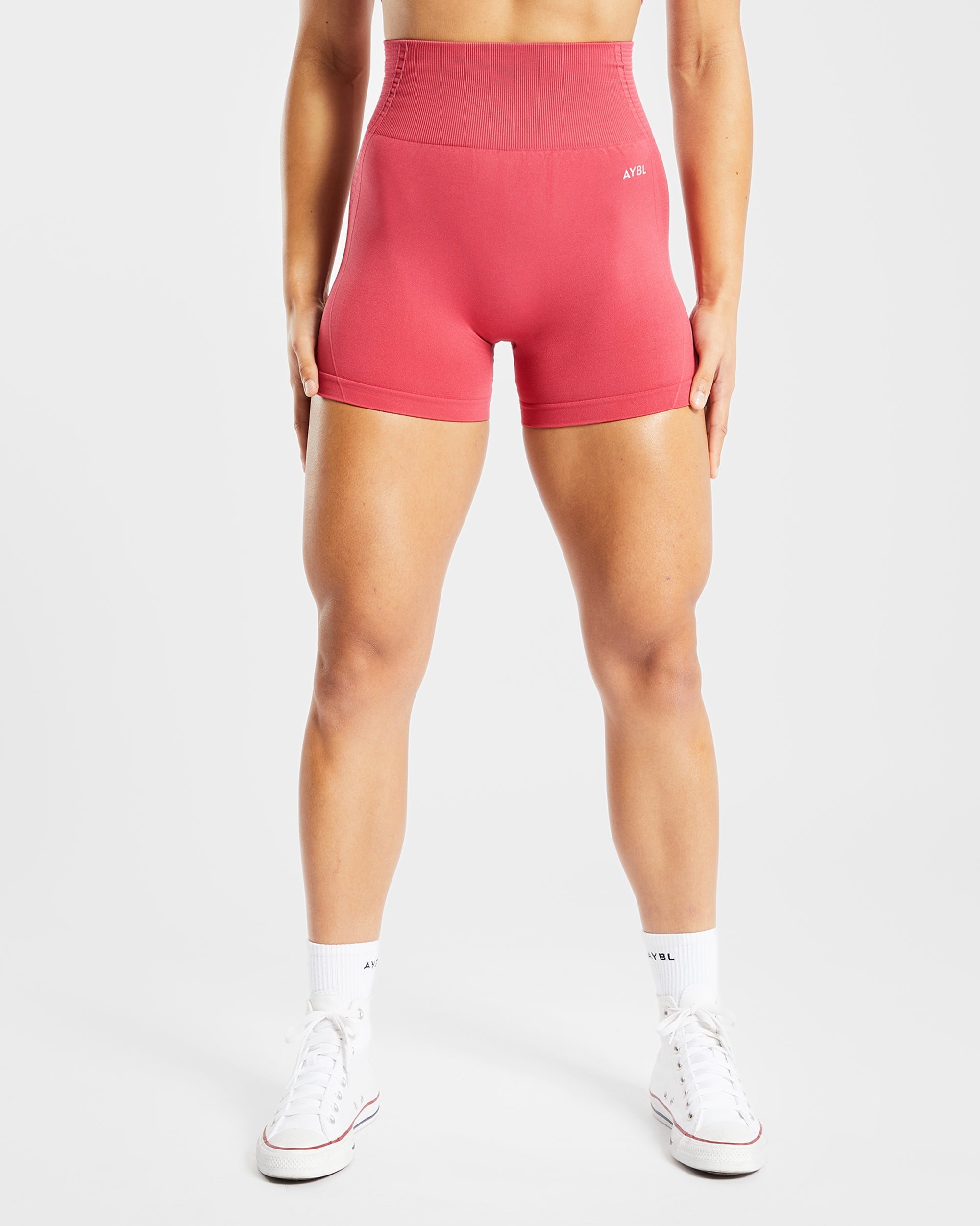 AE, LAB Shorts - Hot Coral, Workout Shorts Women