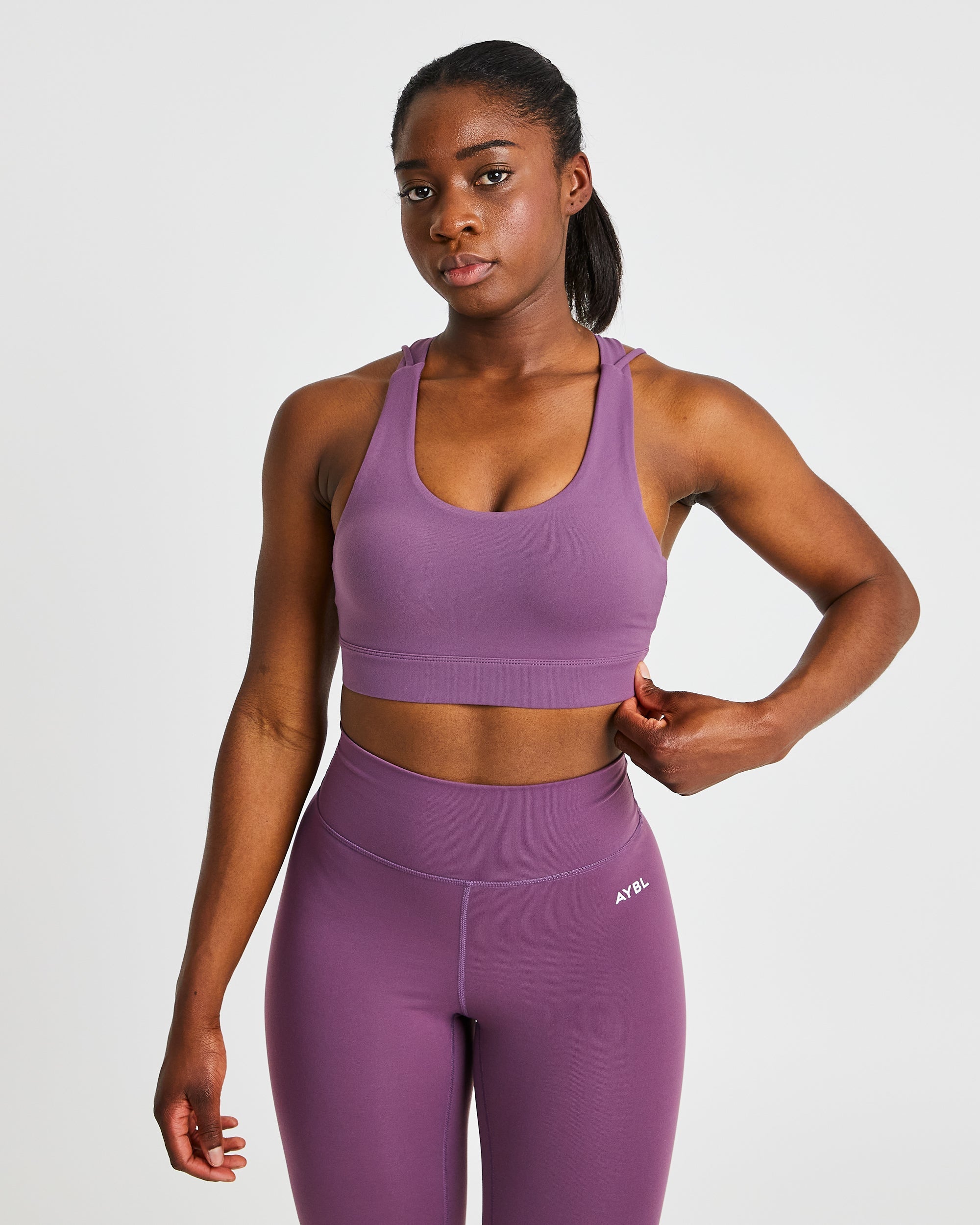 Lilac sports bra - noireblanc