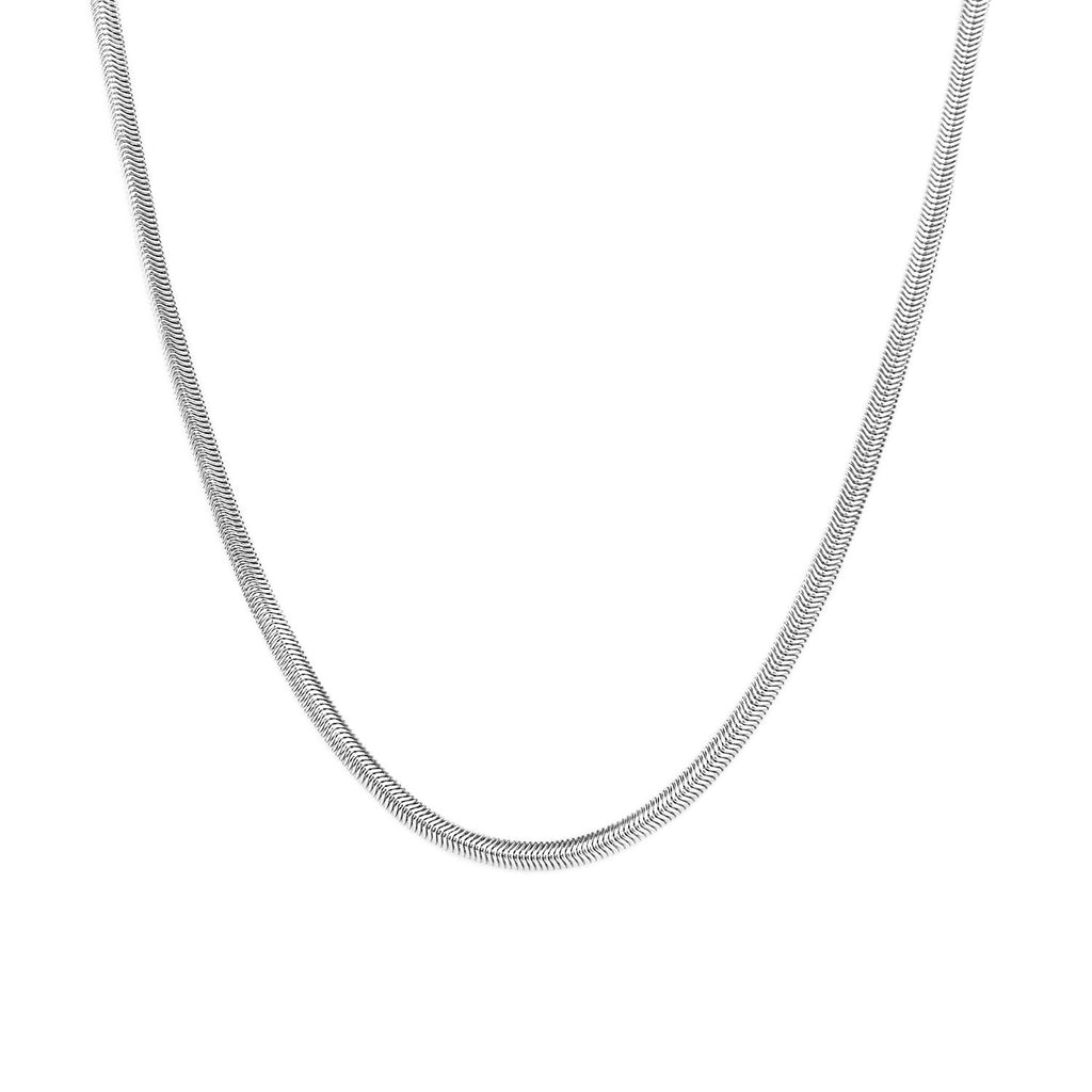 3/16" herringbone necklace