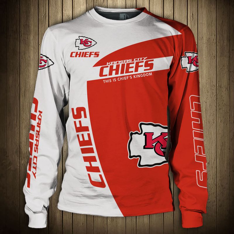 18% SALE OFF Kansas City Chiefs Sweatshirt Long Sleeve This is Chief's ...