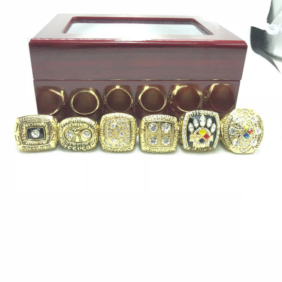 20% OFF 1974 1975 1978 1979 2005 2008 Pittsburgh Steelers Super Bowl Rings  – 4 Fan Shop