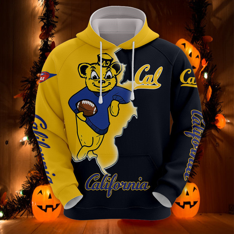 20% SALE OFF Best California Golden Bears Hoodies Mascot Printed Cheap ...